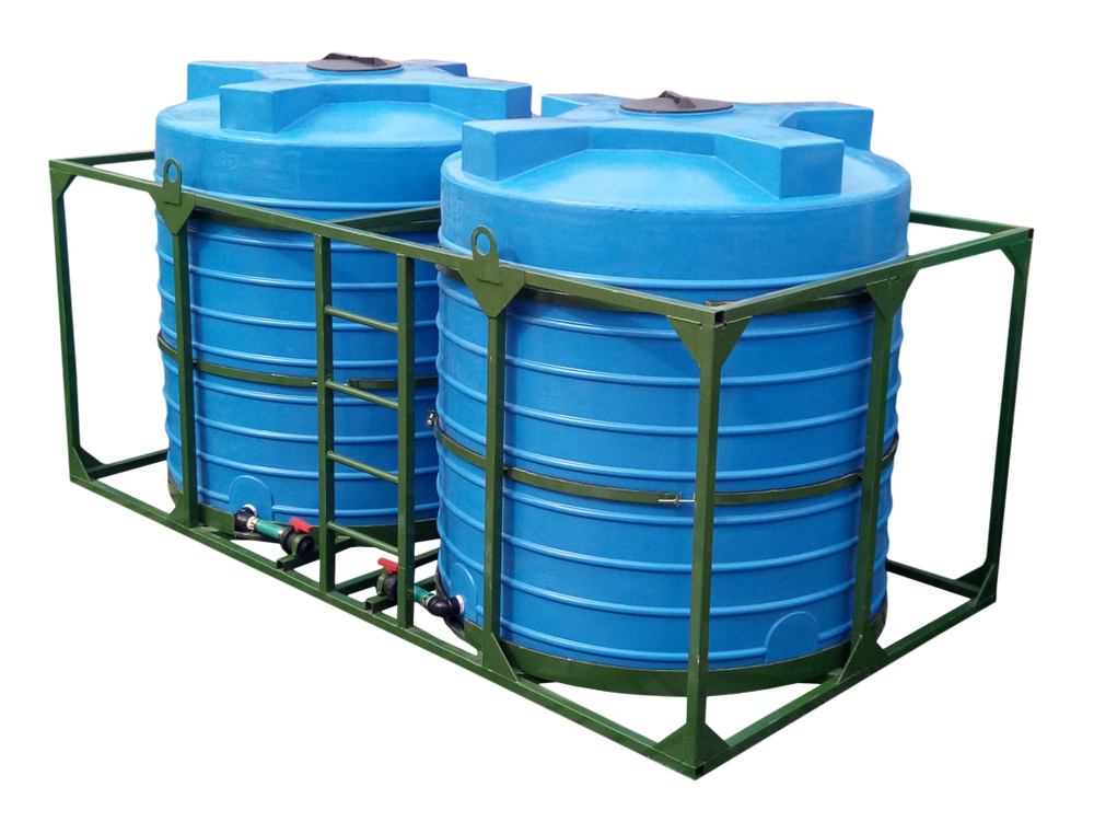 Кассета для полива / КАС 10,000 литров
 Хромов 10000 л. вертикальный (4080x2070x2560см;синий) - арт.560926