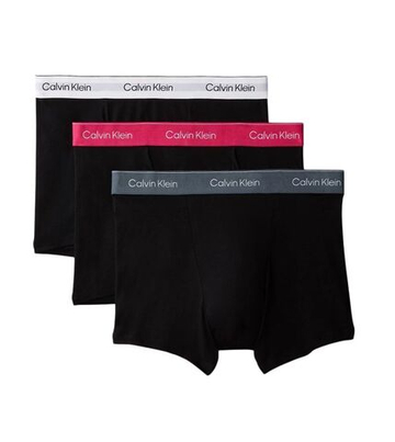 Мужские спортивные боксеры Calvin Klein Relaxed Fit Icon 3P - black/white/pink