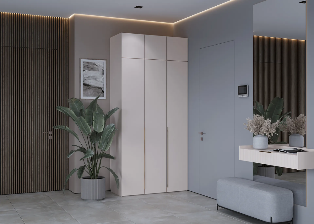 Шкаф Альте трехдверный с антресолью 120х260х55 см