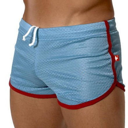 Мужские спортивные шорты Andrew Christian Retro Sports Mesh Gym Shorts Blue AC11