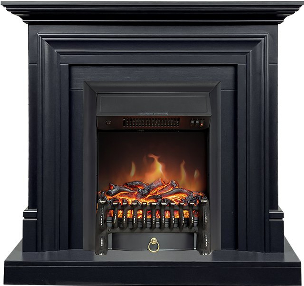 Каминокомплект Bradford - Серый графит с очагом Fobos FX Black
