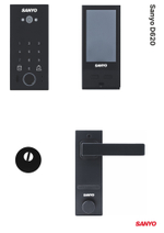Sanyo D620 Автоматический умный замок с ручкой кноб и сканом лица (Face ID)