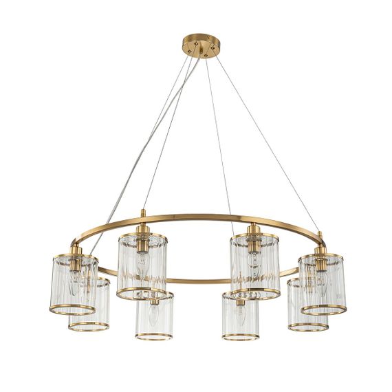 Подвесная люстра Indigo Dante 13022/8P Brass V000406