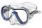 Маска Seac Giglio синяя рамка/прозрачный силикон