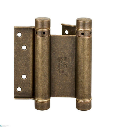 Петля барная амортизирующая Aldeghi 148*42*50мм с тормозом ант.бронза (2шт=85кг  ALD102/101OA150B