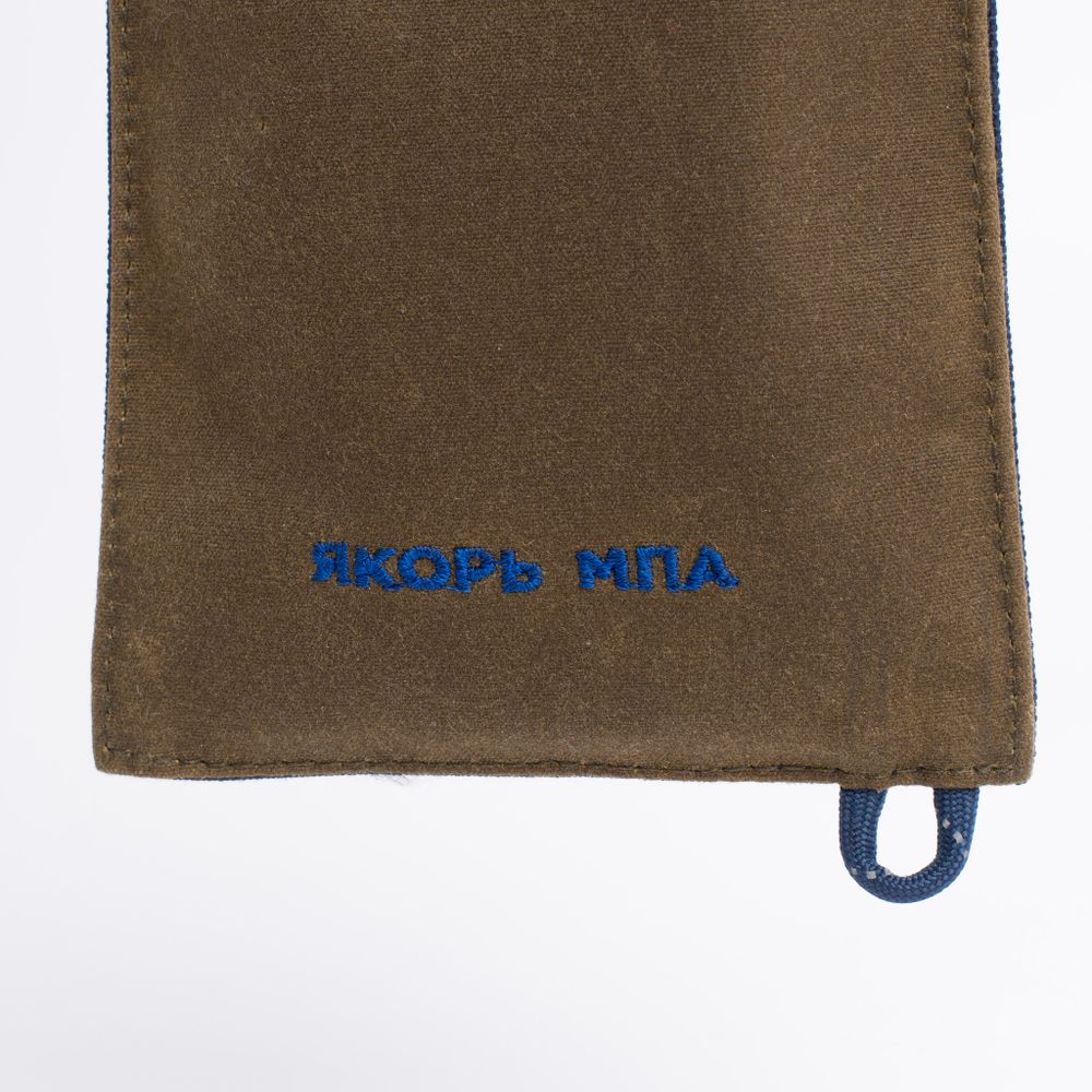 Сумка Якорь Налегке вощеный олив / темно-синий нейлон 1000