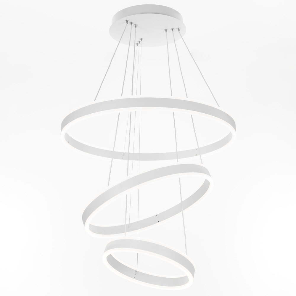 Citilux Дуэт CL719650 LED Люстра подвесная с пультом Белая