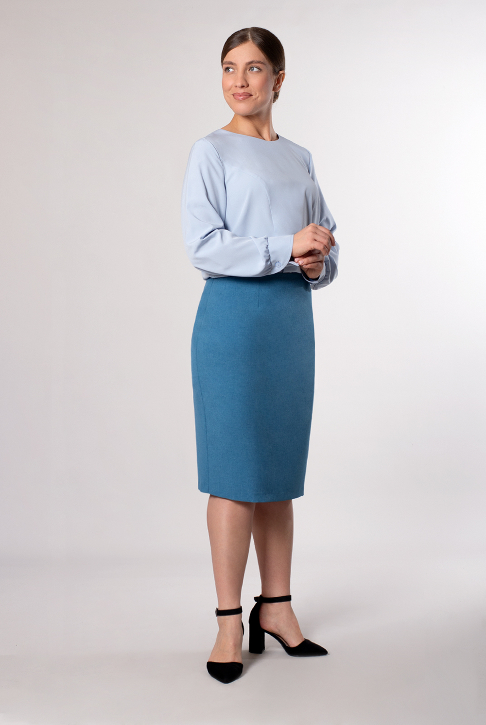 Юбка женская 1328Ла, Деним #38Ден011328Ла