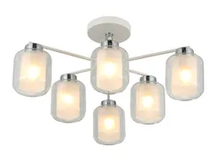 07625/6 WHITE+CHROME (1) Люстра RL
