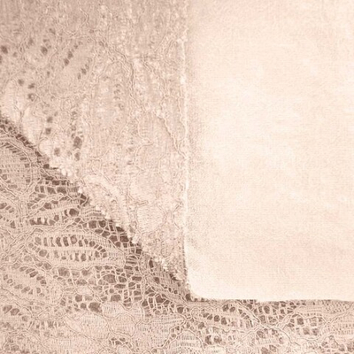 Ткань Кружево корд на меху, 150 см