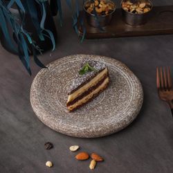 Блюдо круглое d 20,2 см h2,5 см Brown Untouched Taiga P.L. Proff Cuisine [1]