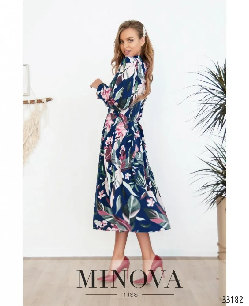 Платье 3120-синий Minova