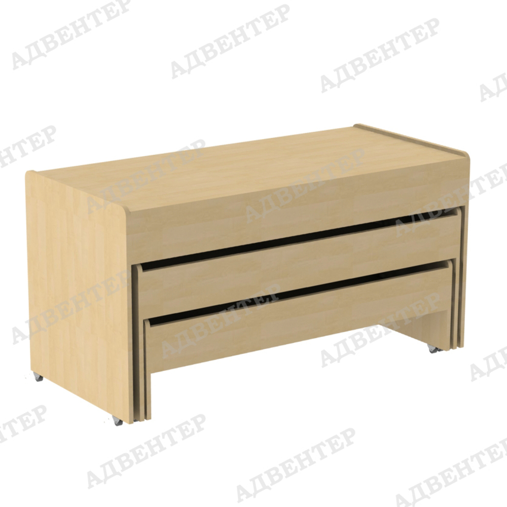 Кровать ТРИ ЯРУСА