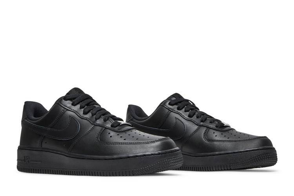 Кроссовки Nike Air Force 1 Low Triple Black (Женская размерная сетка)