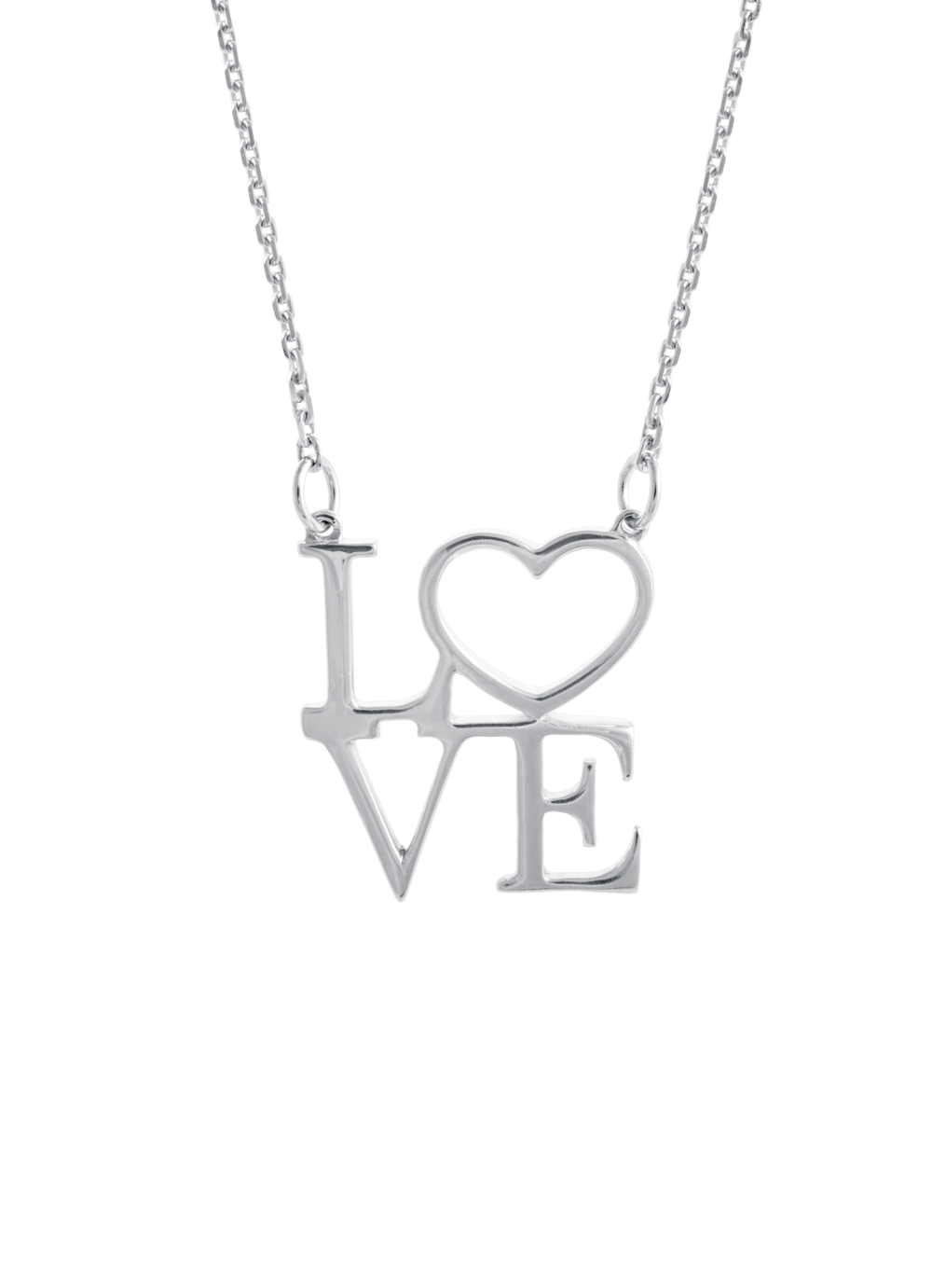 Колье на цепочке "Love"