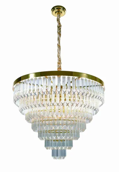 5731E/18 GOLD+CLEAR (1) Люстра (в 2-х коробках) NW