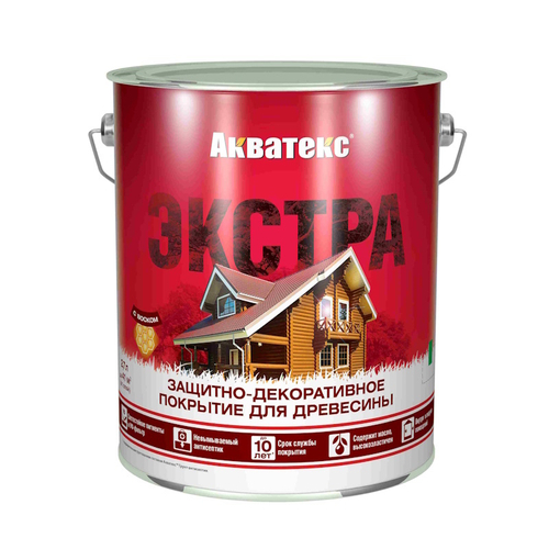 Пропитка по дереву Антисептик АКВАТЕКС Экстра дуб   2,7л (Рогнеда)