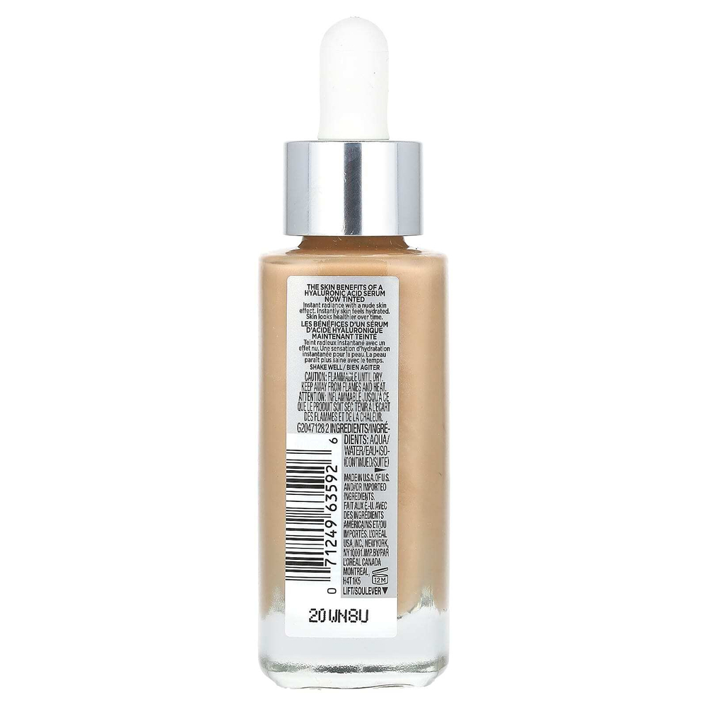L'Oréal, True Match, нюдовая сыворотка с гиалуроновой кислотой, 2–3 легких, 30 мл (1 жидк. унция)