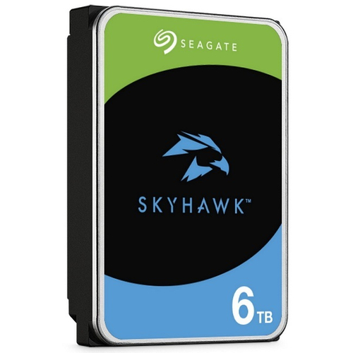 Жесткий диск HDD 6.0Tb Seagate, SATA-III, 256Mb, 5900rpm SkyHawk (ST6000VX008)