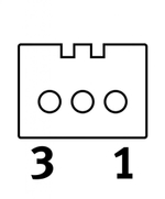 NEBV-H1G2-KN-5-N-LE2 Штекерная розетка с кабелем