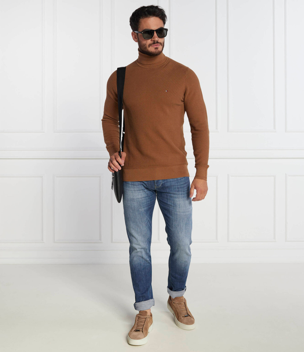Гольф Tommy Hilfiger - коричневый(MW0MW33453)