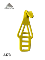A173 Крюк для крюконоги 30ХГСА /2mm/12х2 Dyneema / желтый / t-50C/20g