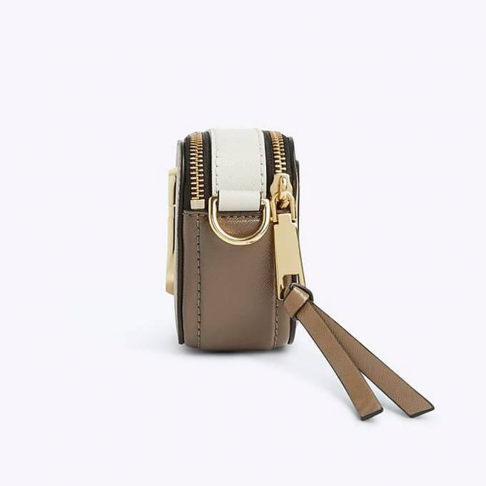 СУМКА MARC JACOBS LOGO STRAP SNAPSHOT FRENCH GREY MULTI