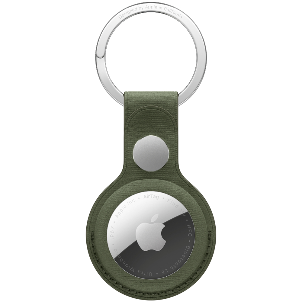 AirTag FineWoven Key Ring - Moss,Model A3363
