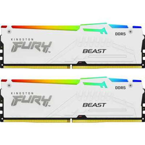Оперативная память Kingston Fury Beast White RGB KF560C36BWEAK2-64