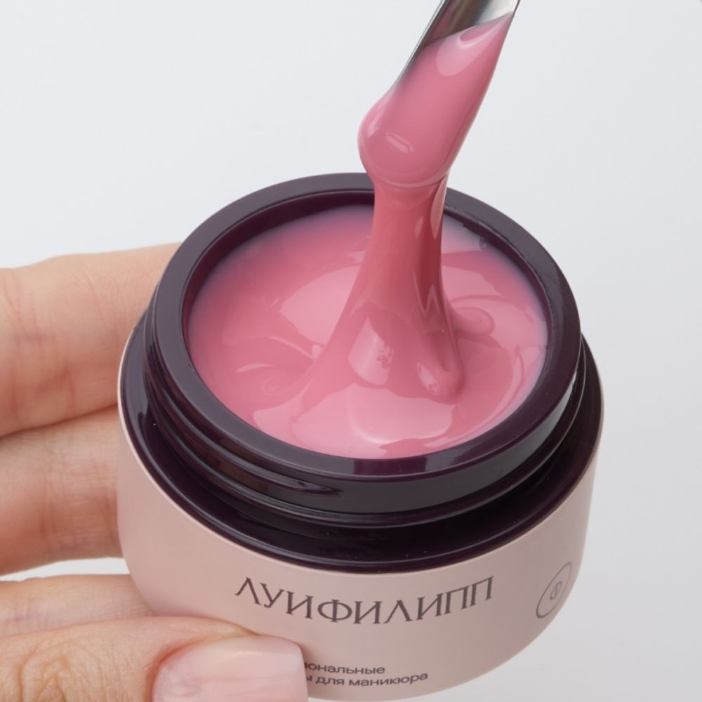 Луи Филипп Nude Fast Gel 11 - Гель для наращивания темно-розовый, 15г