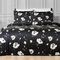 Постельное белье POPPY чёрный жатка deluxe TIVOLYO HOME Турция