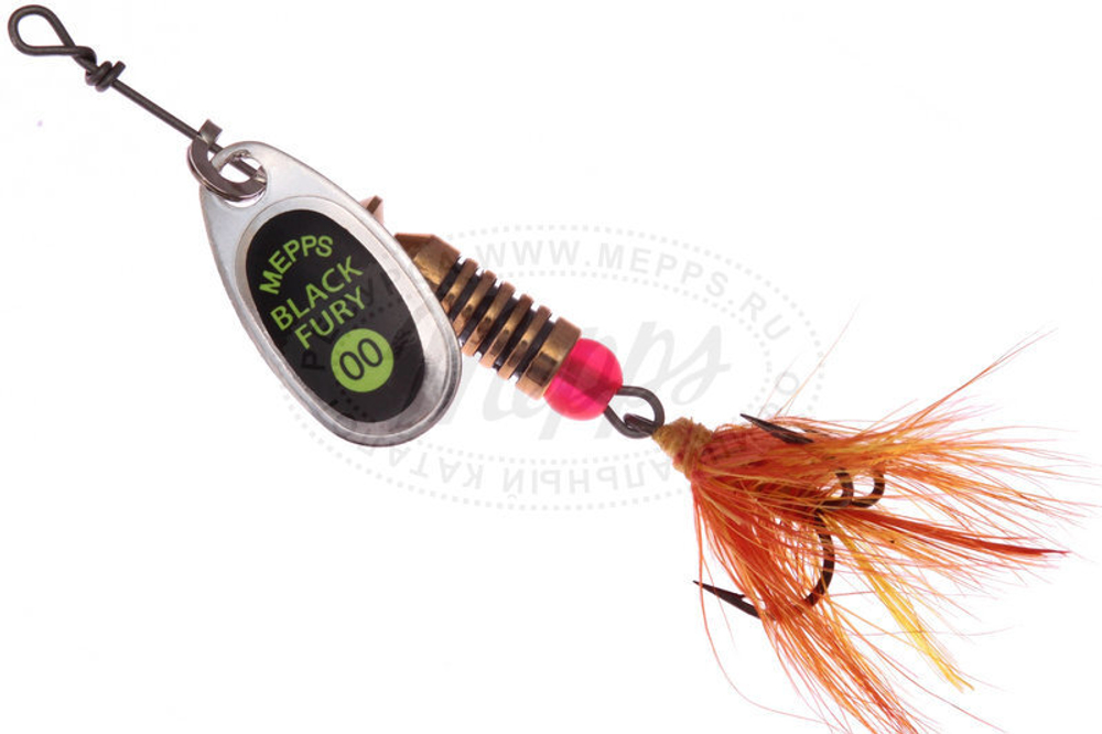 Mepps COMET BLACK FURY MOUCHE