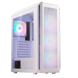 Корпус для компьютера XPG VALOR AIR Plus white / ATX / tempered glass / 4x 120mm ARGB fans / front magnet filter / VALORAIRPLUSMTA-WHCWW