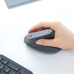 Мышь беспроводная Logitech Mouse MX Vertical Black USB