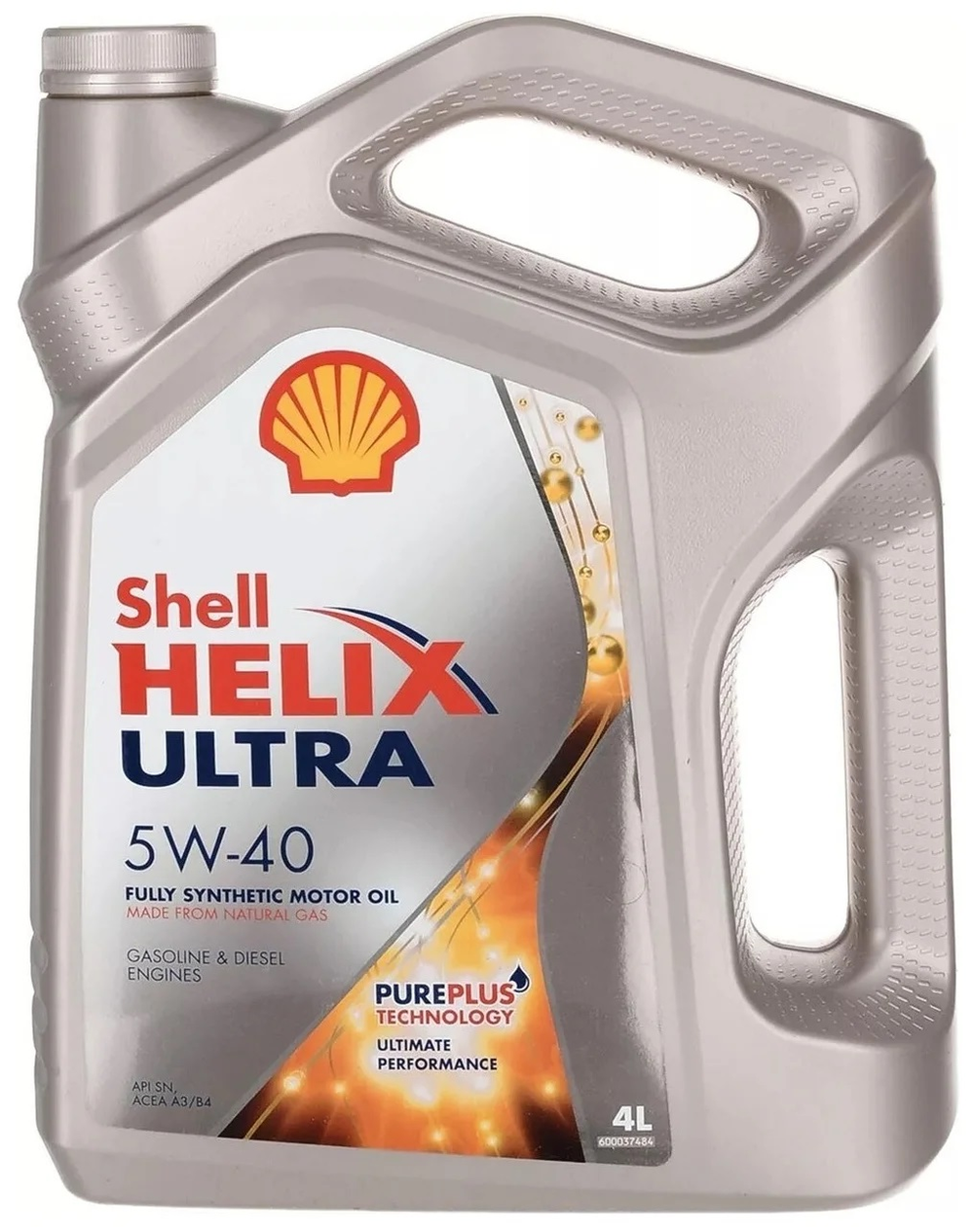 Моторное масло Shell Helix Ultra 5W-40, синтетическое, 4 л