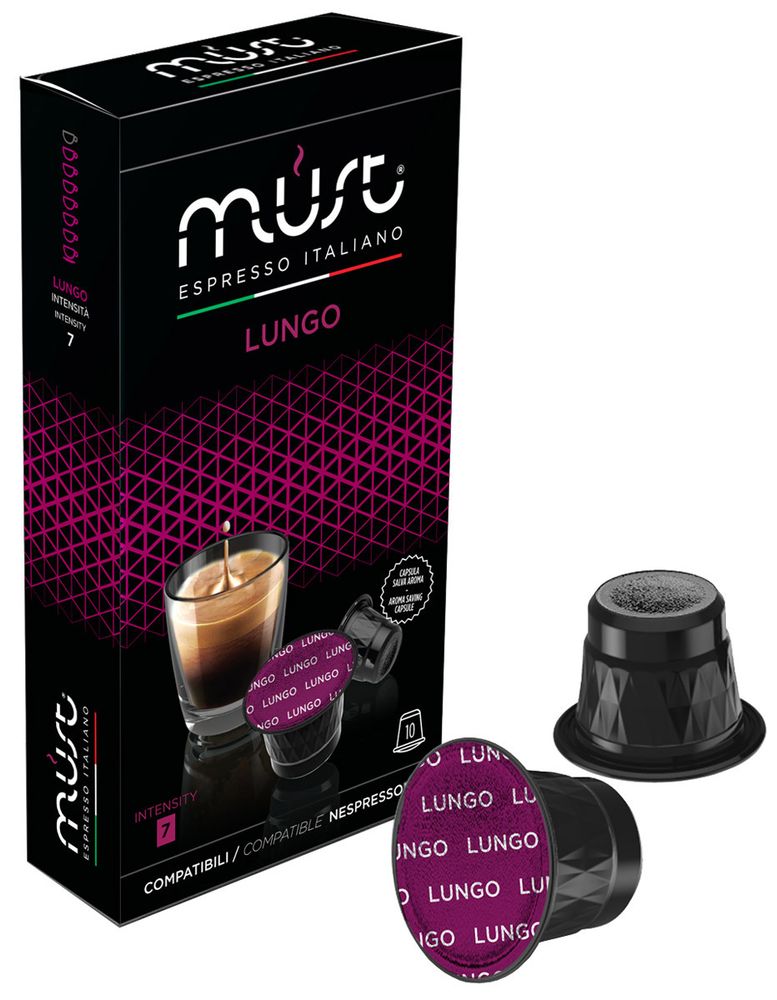 Кофе в капсулах Must Lungo, 10 шт