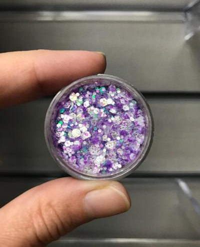 Крем-блестки LENA PANTERA белая сирень 10 гр