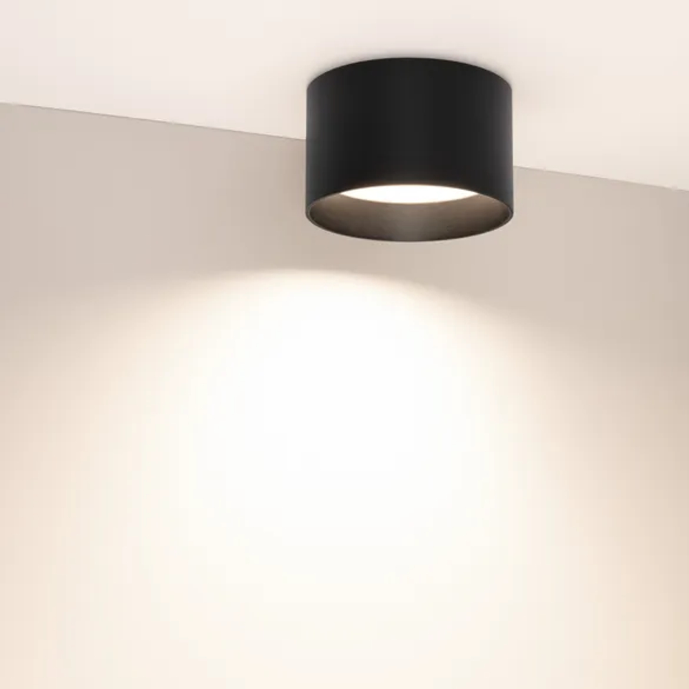 Светильник SP-BISCOTTO-R140-15W Warm3300-MIX (BK, 80 deg, 230V) (Arlight, IP54 Металл, 5 лет) 054916
