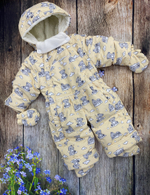 Комбинезон-трасформер детский 2в1 "Мишутка" , модель: 72-18 (Цвет: Песочный, Размер: 80)