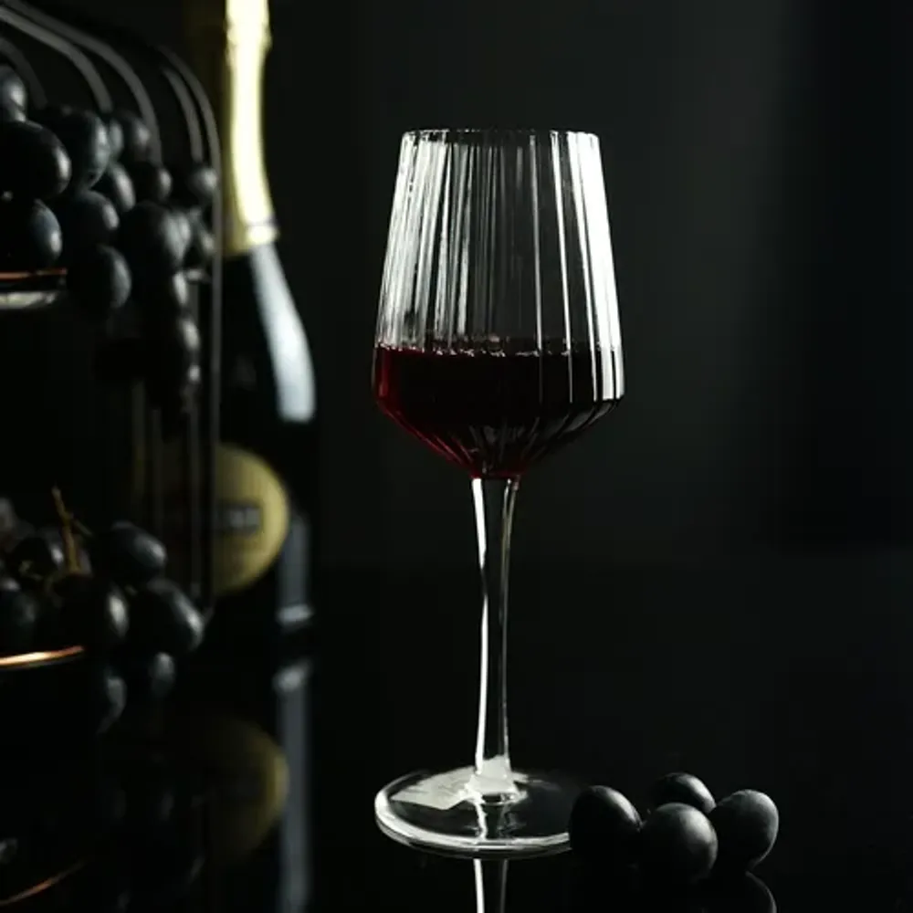 Бокал для вина 355 мл "Streak Optical" d 7,8 см h22 см P.L. - BarWare [6]