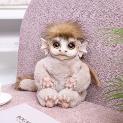 Игрушка мягкая Дракон Бэби Мистик Светло-коричневый