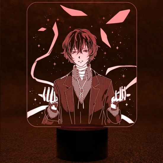 3D лампа Великий из Бродячих псов. Осаму Дадзай