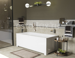 Ванна из литьевого мрамора Эстет Бета 170х80 белая, ФР-00001321