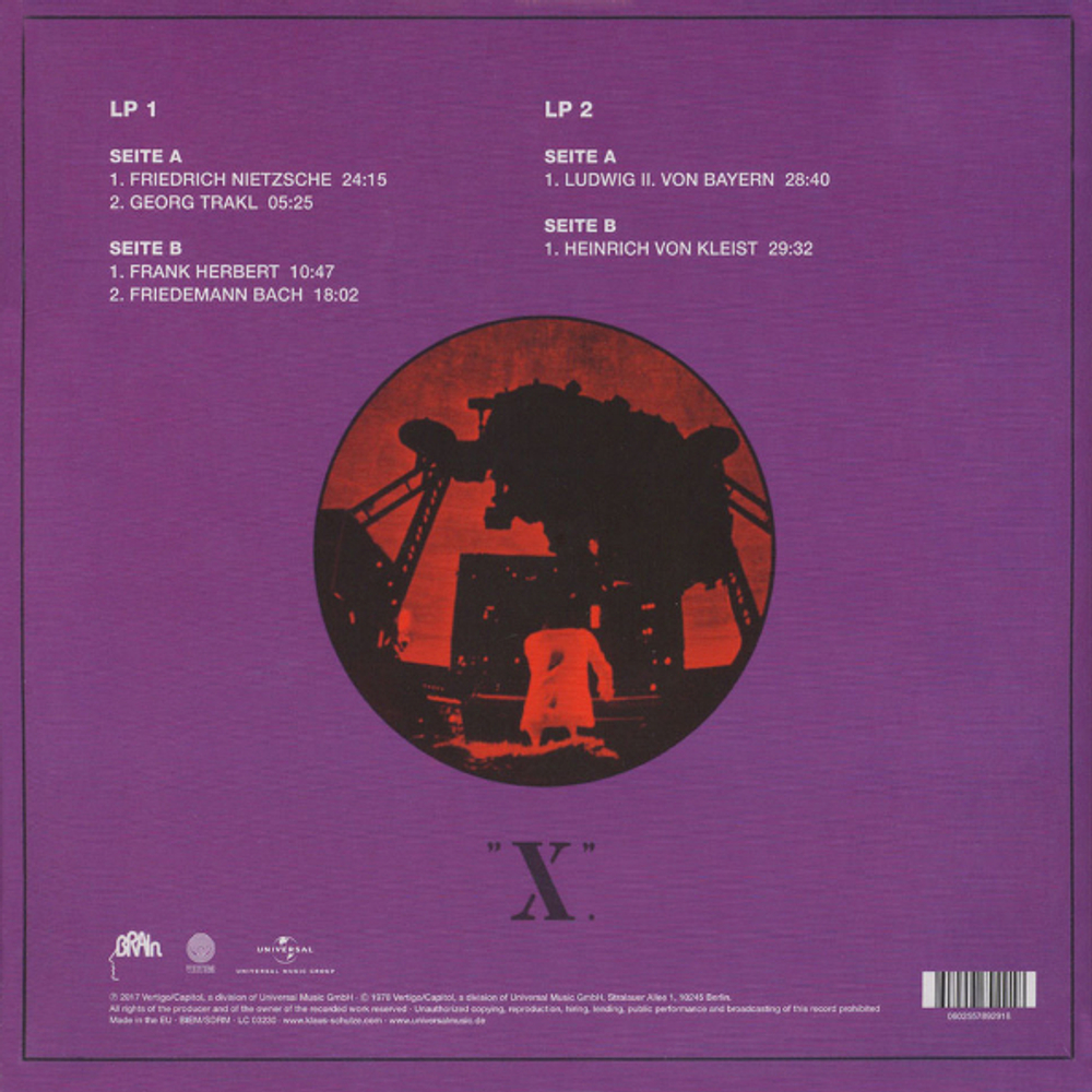 Klaus Schulze / X (2LP)
