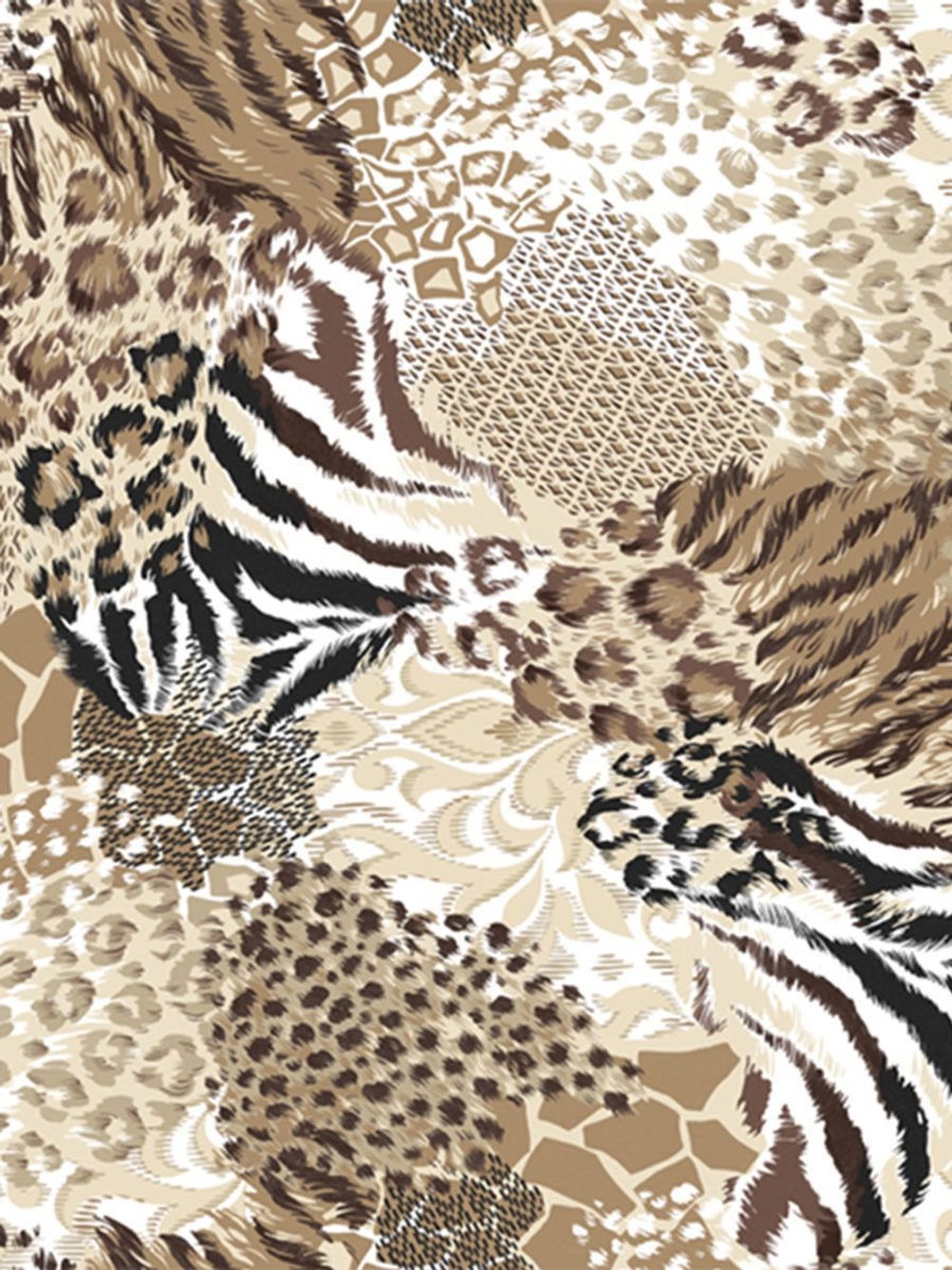 Наволочка комплект 2шт Сказка "Сафари" 40х60 см, перкаль