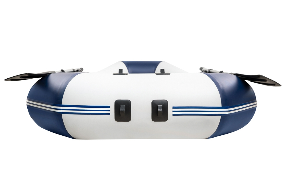 YACHTMAN-260 М (Яхтман) белый-синий (лодка ПВХ с усилением)