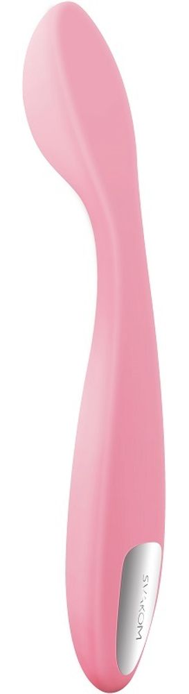 SG-01-PNK / Keri розовый вибромасажер эргономичной формы ложечка (стар.арт. VAM150115-PNK)