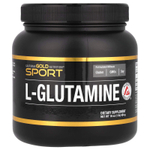 California Gold Nutrition, Sport, AjiPure®, L-глютамин в порошке, без глютена, 454 г (1 фунт)