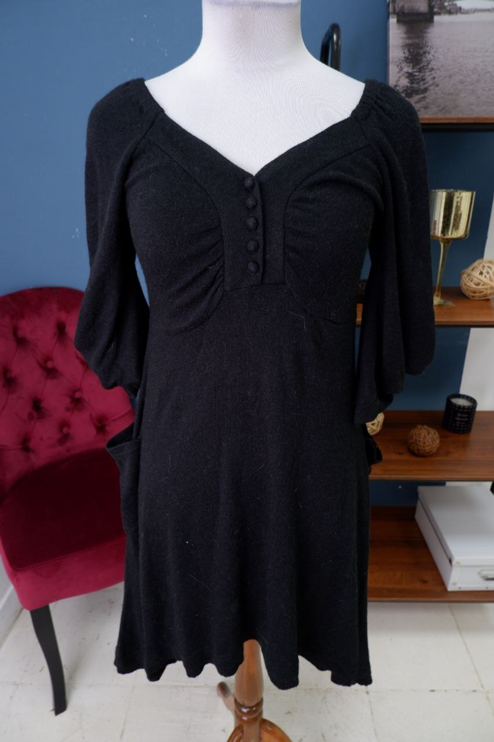 Платье с шерстью 44-46 размер