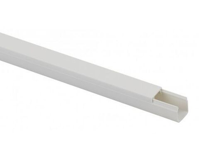 Кабель-канал ПВХ 12х12 (2м) ПАН-Электро белый ( 6 штук )